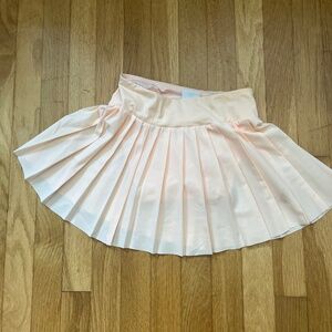 Girls creamish pink skort